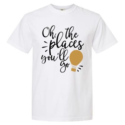 Oh The Places You'll Go Thinking Lightbulb Garment-Dyed Heavyweight T-Shirt