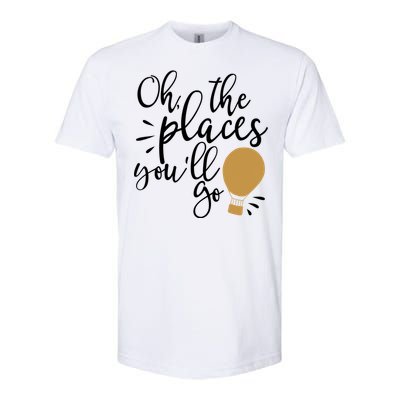 Oh The Places You'll Go Thinking Lightbulb Softstyle CVC T-Shirt