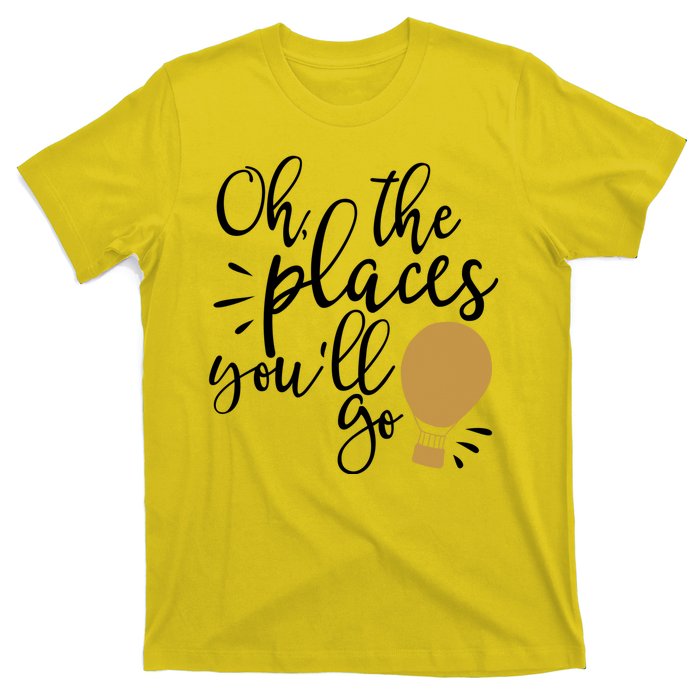 Oh The Places You'll Go Thinking Lightbulb T-Shirt