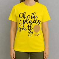 Oh The Places You'll Go Thinking Lightbulb T-Shirt