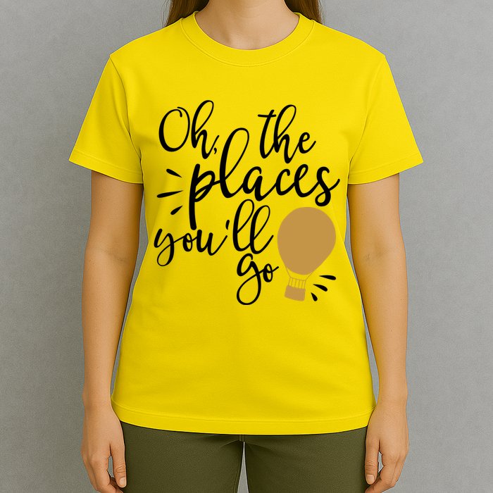 Oh The Places You'll Go Thinking Lightbulb T-Shirt