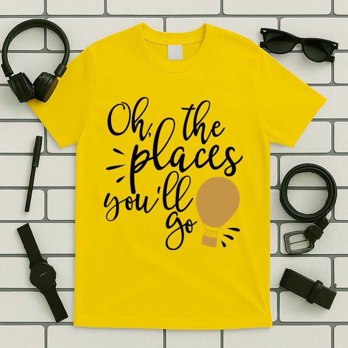 Oh The Places You'll Go Thinking Lightbulb T-Shirt