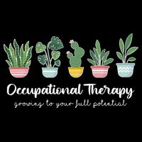 Occupational Therapy Pediatric Therapist Ot Month Cute Plant Great Gift Doggie Tank