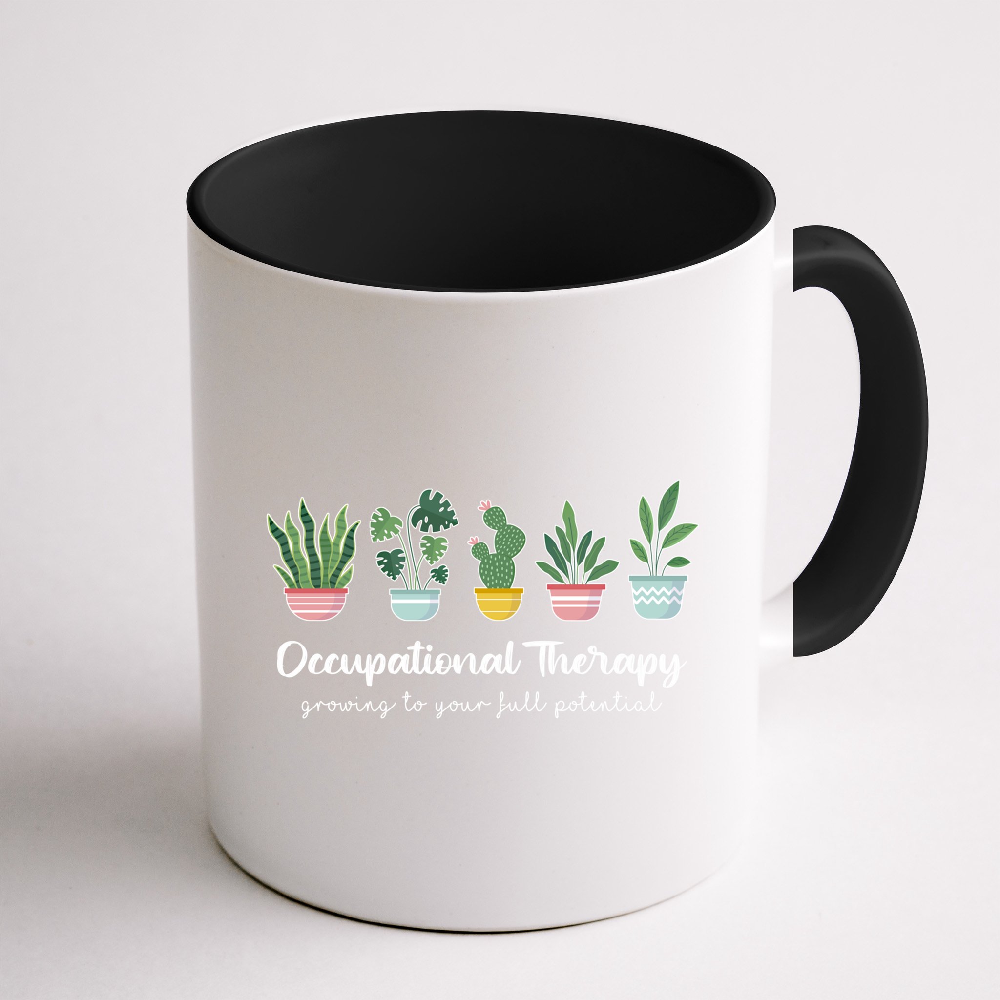 Occupational Therapy Pediatric Therapist Ot Month Cute Plant Great Gift Mug