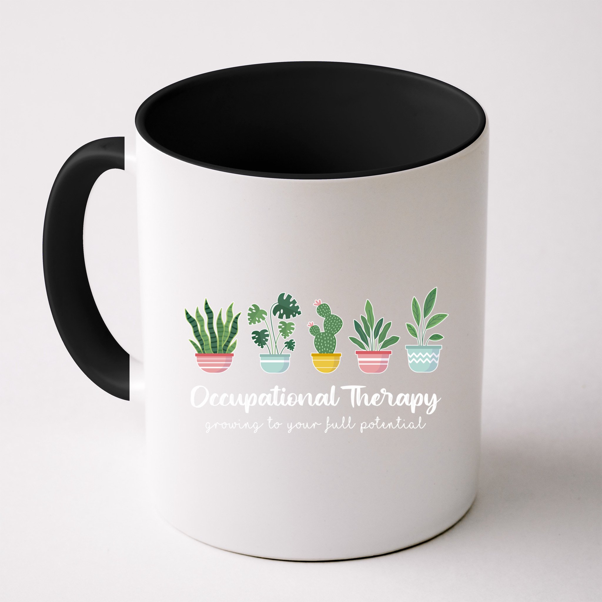 Occupational Therapy Pediatric Therapist Ot Month Cute Plant Great Gift Mug