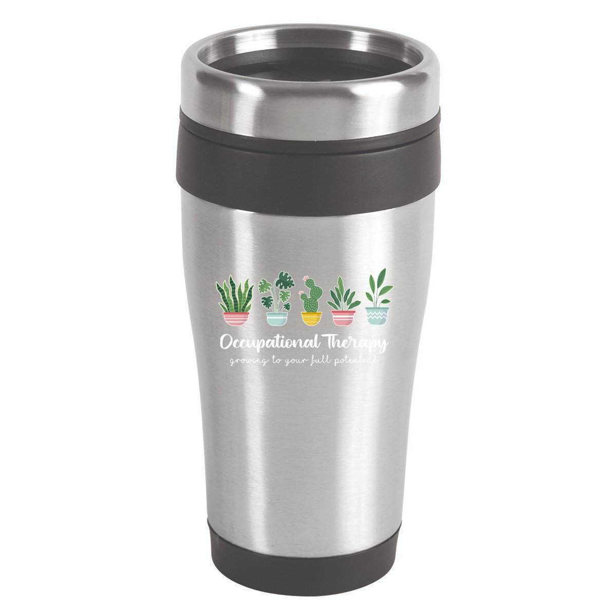 Occupational Therapy Pediatric Therapist Ot Month Cute Plant Great Gift 16oz Travel Tumbler