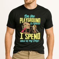 On The Playground Is Where I Spend Most Of My Days Performance Shirt