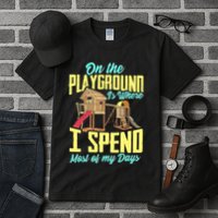 On The Playground Is Where I Spend Most Of My Days Tall T-Shirt