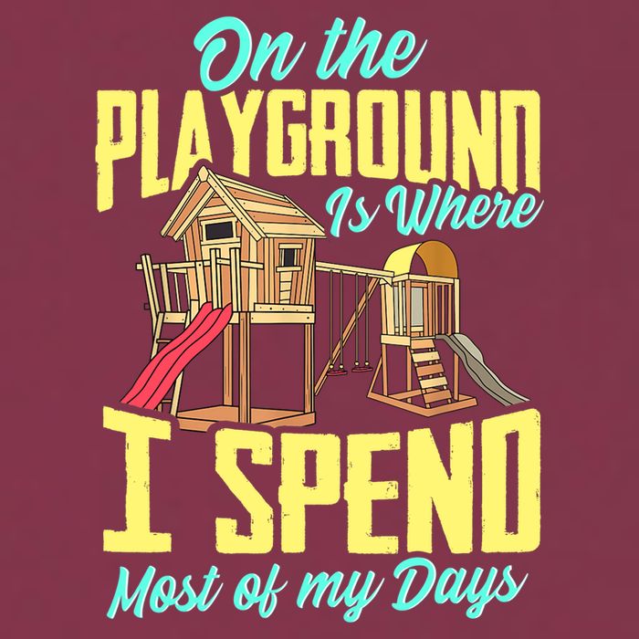 On The Playground Is Where I Spend Most Of My Days 16oz Travel Tumbler