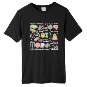 Occupational Therapy Pediatric Therapist OT Month Tall Fusion ChromaSoft Performance T-Shirt