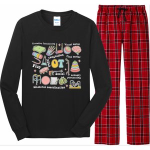 Occupational Therapy Pediatric Therapist OT Month Long Sleeve Pajama Set