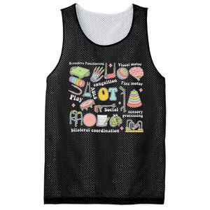 Occupational Therapy Pediatric Therapist OT Month Mesh Reversible Basketball Jersey Tank