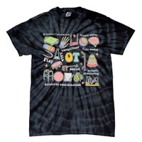 Occupational Therapy Pediatric Therapist OT Month Tie-Dye T-Shirt