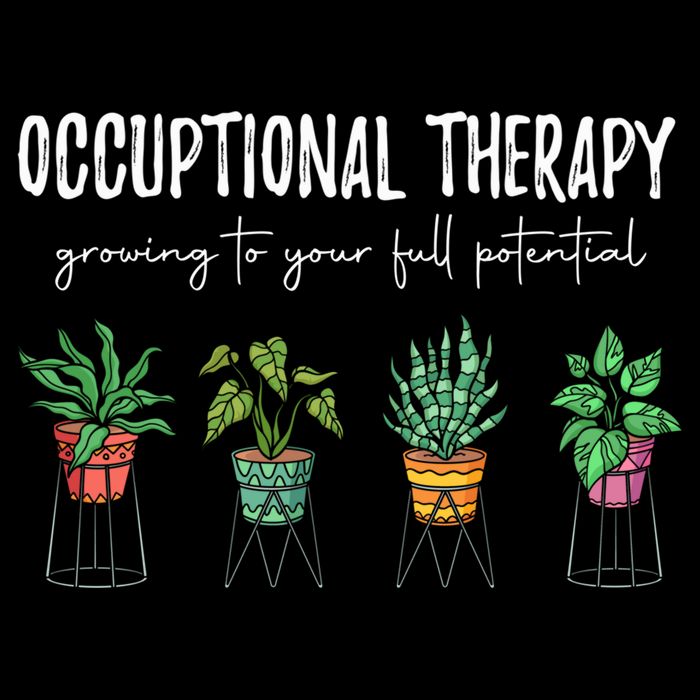 Occupational Therapy Pediatric Therapist Ot Month Gift Flat Bill Trucker Hat