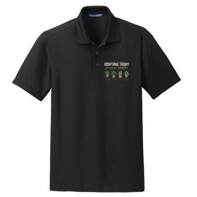Occupational Therapy Pediatric Therapist Ot Month Gift Dry Zone Grid Polo