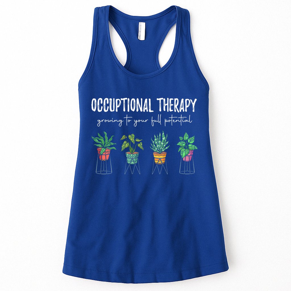 Occupational Therapy Pediatric Therapist Ot Month Gift Womens Tank Top