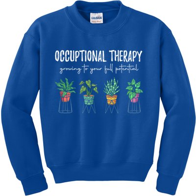 Occupational Therapy Pediatric Therapist Ot Month Gift Kids Sweatshirt