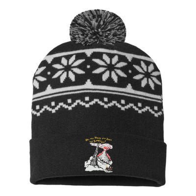 Oh The Places One Does Not Simply Go! USA-Made Snowflake Beanie