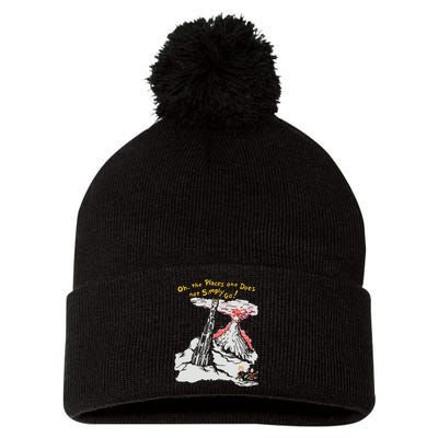 Oh The Places One Does Not Simply Go! Pom Pom 12in Knit Beanie