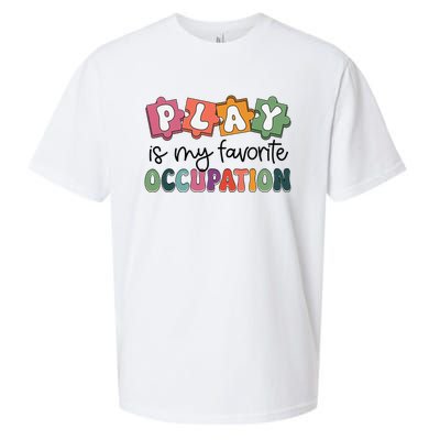 Occupational Therapy Play Is My Favorite Occupation Ot Fine Sueded Cloud Jersey T-Shirt