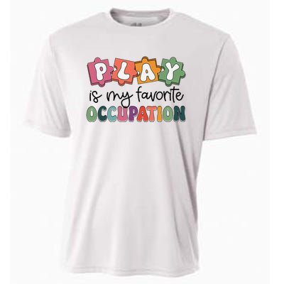 Occupational Therapy Play Is My Favorite Occupation Ot Fine Cooling Performance Crew T-Shirt