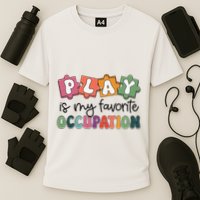 Occupational Therapy Play Is My Favorite Occupation Ot Fine Cooling Performance Crew T-Shirt