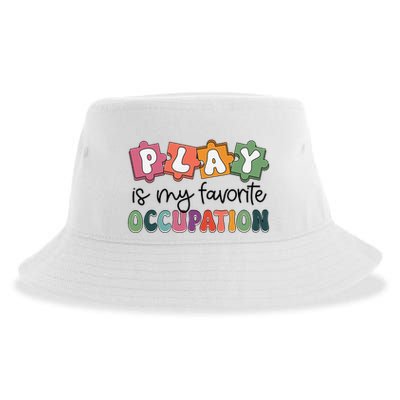 Occupational Therapy Play Is My Favorite Occupation Ot Fine Sustainable Bucket Hat