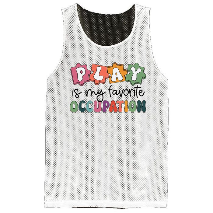 Occupational Therapy Play Is My Favorite Occupation Ot Fine Mesh Reversible Basketball Jersey Tank