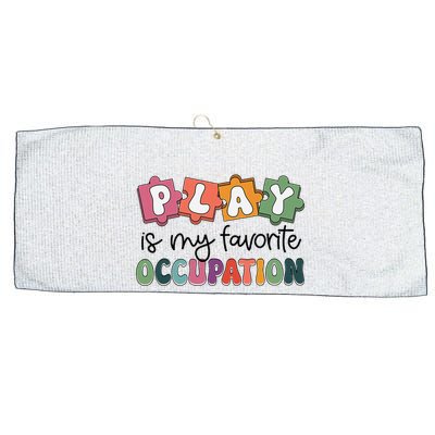 Occupational Therapy Play Is My Favorite Occupation Ot Fine Large Microfiber Waffle Golf Towel