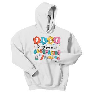 Occupational Therapy Play Is My Favorite Occupation Cool OT Kids Hoodie