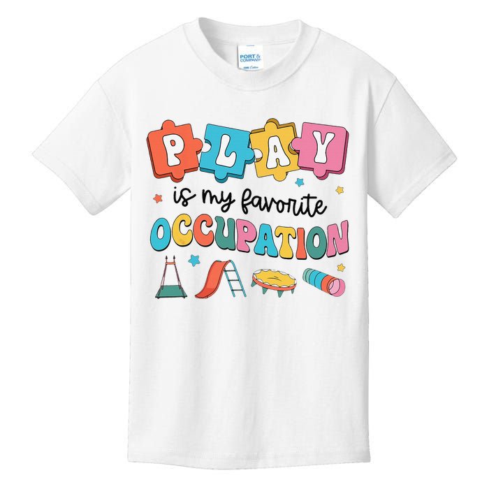 Occupational Therapy Play Is My Favorite Occupation Cool OT Kids T-Shirt