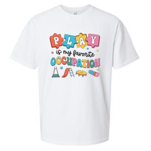 Occupational Therapy Play Is My Favorite Occupation Cool OT Sueded Cloud Jersey T-Shirt