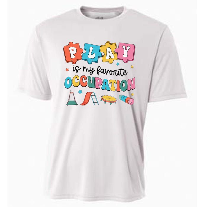 Occupational Therapy Play Is My Favorite Occupation Cool OT Cooling Performance Crew T-Shirt