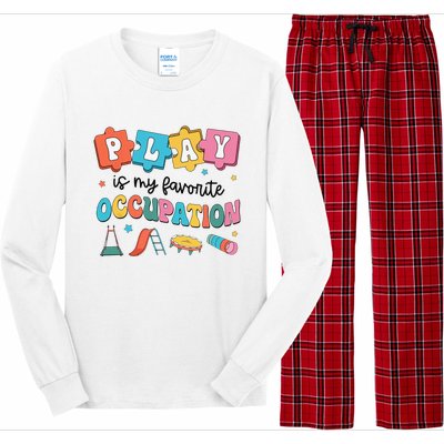 Occupational Therapy Play Is My Favorite Occupation Cool OT Long Sleeve Pajama Set