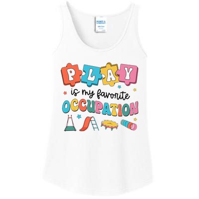 Occupational Therapy Play Is My Favorite Occupation Cool OT Ladies Essential Tank