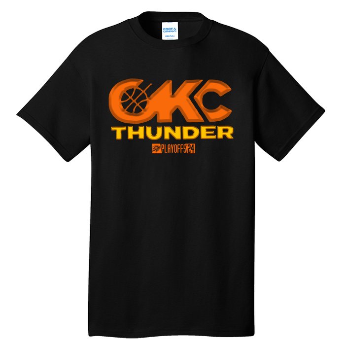 Okc Thunder Playoff 2024 Tall T-Shirt