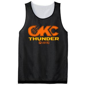 Okc Thunder Playoff 2024 Mesh Reversible Basketball Jersey Tank