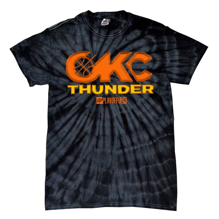 Okc Thunder Playoff 2024 Tie-Dye T-Shirt