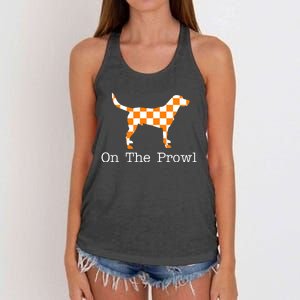 On The Prowl Gift For Animal Lover Women's Knotted Racerback Tank