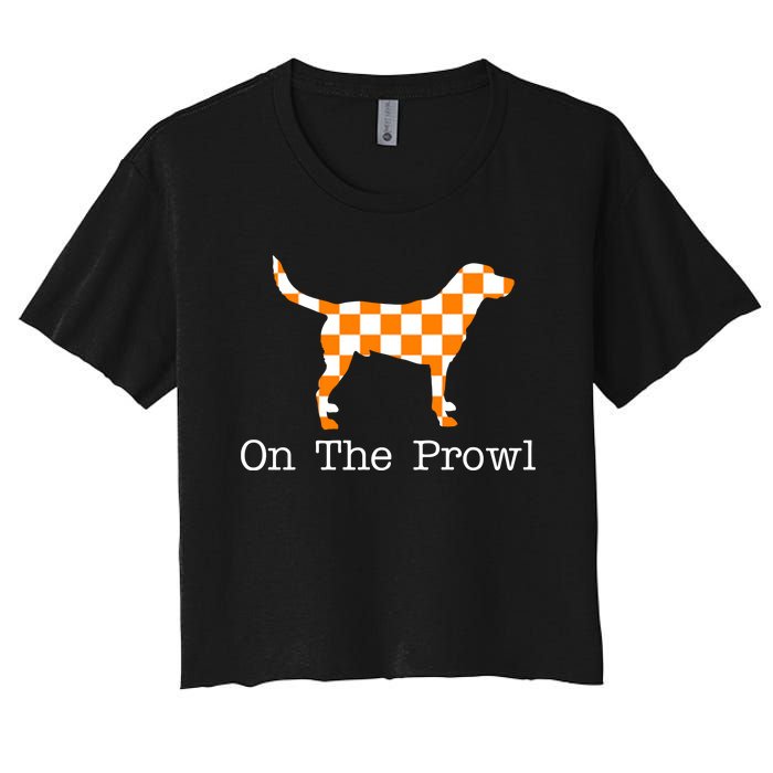 On The Prowl Gift For Animal Lover Women's Crop Top Tee