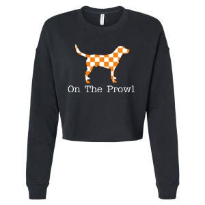 On The Prowl Gift For Animal Lover Cropped Pullover Crew