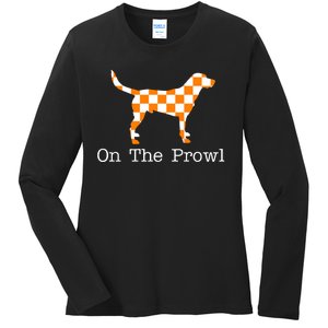 On The Prowl Gift For Animal Lover Ladies Long Sleeve Shirt