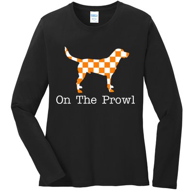 On The Prowl Gift For Animal Lover Ladies Long Sleeve Shirt