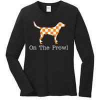 On The Prowl Gift For Animal Lover Ladies Long Sleeve Shirt