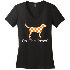 On The Prowl Gift For Animal Lover Women's V-Neck T-Shirt