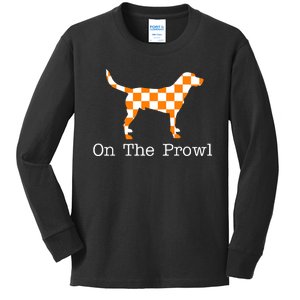 On The Prowl Gift For Animal Lover Kids Long Sleeve Shirt