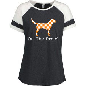 On The Prowl Gift For Animal Lover Enza Ladies Jersey Colorblock Tee