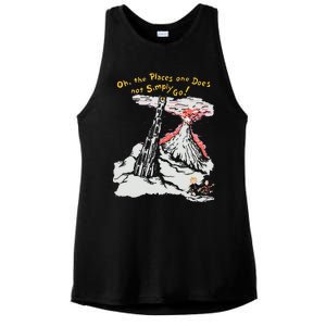 Oh The Places One Does Not Simply Go! Ladies PosiCharge Tri-Blend Wicking Tank