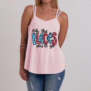 Oh The Places You Will Go Read Educate School Women's Strappy Tank