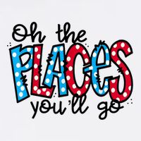 Oh The Places You Will Go Read Educate School Tall T-Shirt